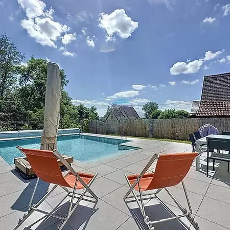 House With Private Pool And Garden In Σπίτι διακοπών Gougenheim